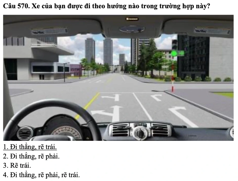 Rẽ trái trên làn đường dành cho phương tiện đi thẳng có phạm luật không? Rẽ trái trên làn đường dành cho phương tiện đi thẳng có phạm luật không?