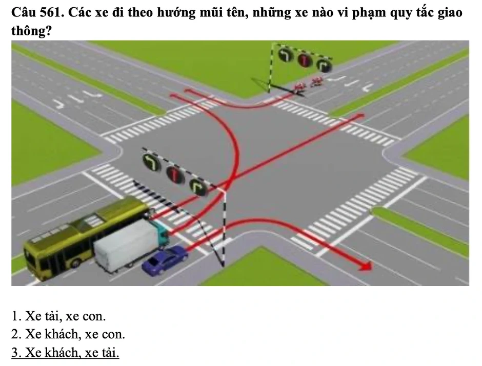 Rẽ trái trên làn đường dành cho phương tiện đi thẳng có phạm luật không? Rẽ trái trên làn đường dành cho phương tiện đi thẳng có phạm luật không?