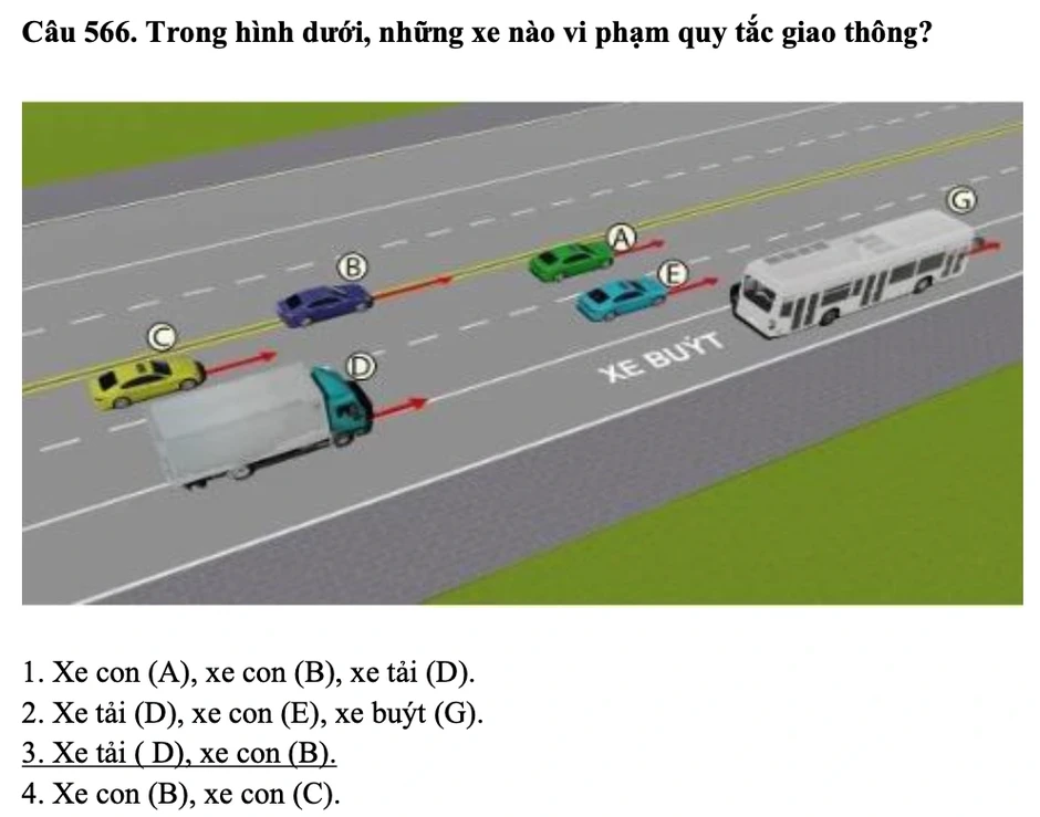 Rẽ trái trên làn đường dành cho phương tiện đi thẳng có phạm luật không? Rẽ trái trên làn đường dành cho phương tiện đi thẳng có phạm luật không?