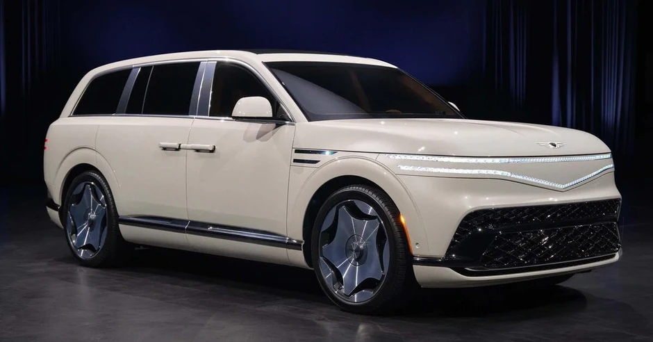SUV điện lớn nhất của Hyundai ra mắt, cạnh tranh BMW X7