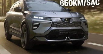 SUV điện Mitsubishi ngang cỡ Xforce có giá quy đổi từ 990 triệu đồng, đầy pin đủ chạy Hà Nội - Huế