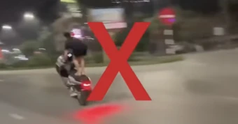 Tịch thu xe Honda SH350i và Vario vì tài xế lái bằng một bánh và livestream trên TikTok