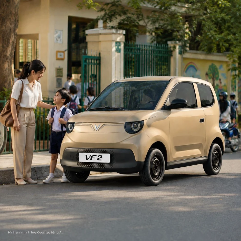 Từ xe máy lên ô tô: VF 2 hút khách mua xe lần đầu Từ xe máy lên ô tô: VF 2 hút khách mua xe lần đầu