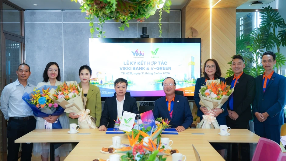 V-Green và Ngân hàng số Vikki phát triển hạ tầng trạm sạc, tủ đổi pin xe điện V-Green và Ngân hàng số Vikki phát triển hạ tầng trạm sạc, tủ đổi pin xe điện