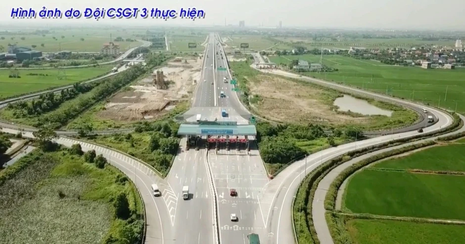 Video: CSGT làm mẫu về cách di chuyển trên làn vượt cao tốc