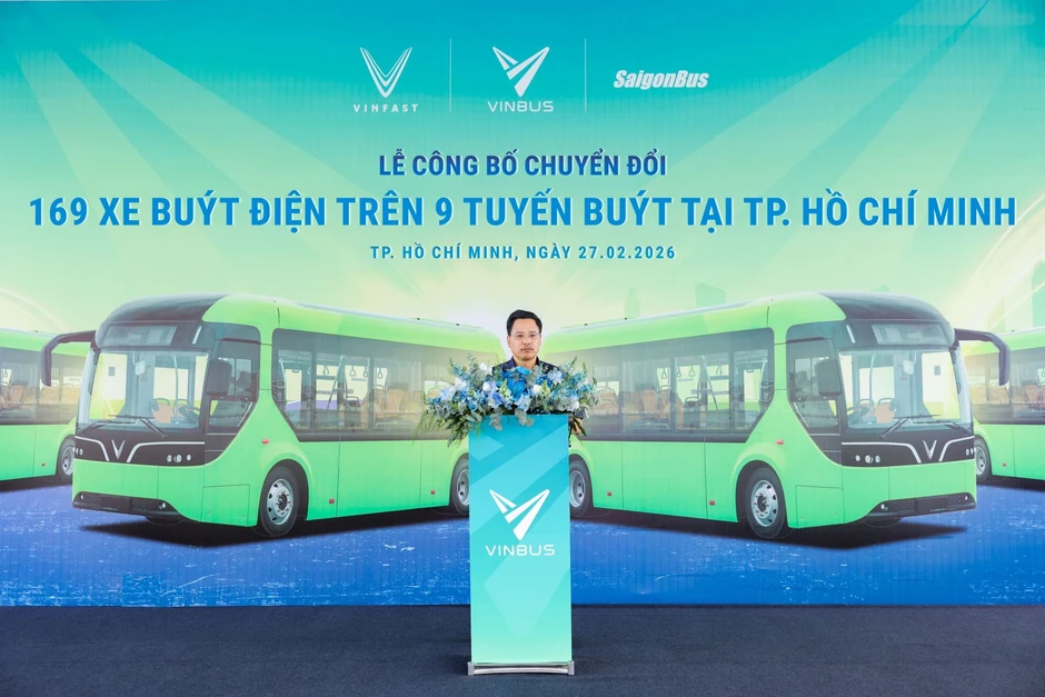 VinBus vận hành 9 tuyến buýt điện mới tại TPHCM VinBus vận hành 9 tuyến buýt điện mới tại TPHCM