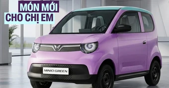 VinFast Minio Green có nhận diện mới: Đổi logo, phối màu sành điệu, thêm một trang bị mà nhà có trẻ em cần