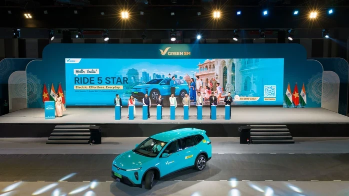 VinFast ra mắt dịch vụ taxi điện Green SM tại Ấn Độ VinFast ra mắt dịch vụ taxi điện Green SM tại Ấn Độ