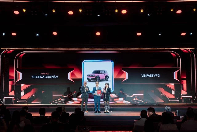 VinFast VF 3 tiếp tục là 'Xe GenZ của năm' tại Car Choice Awards 2026