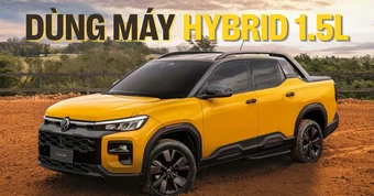 Volkswagen Tukan lộ diện: Bán tải nhỏ hơn Ford Ranger, dùng máy hybrid 1.5L, có tùy chọn cabin đơn lẫn cabin kép