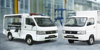 Xe cảnh sát giá rẻ của Suzuki có 10 chỗ ngồi, nhưng khó rượt đuổi tốc độ cao