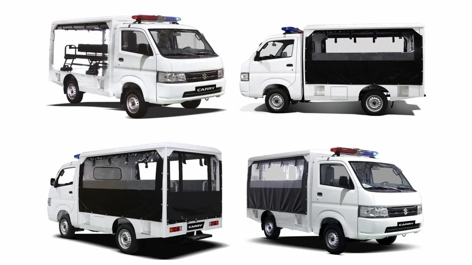 Xe cảnh sát giá rẻ của Suzuki có 10 chỗ ngồi, nhưng khó rượt đuổi tốc độ cao Xe cảnh sát giá rẻ của Suzuki có 10 chỗ ngồi, nhưng khó rượt đuổi tốc độ cao
