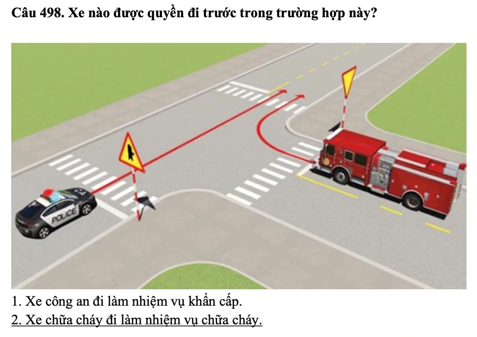 Xe công an hay xe chữa cháy có quyền ưu tiên cao hơn trên đường? Xe công an hay xe chữa cháy có quyền ưu tiên cao hơn trên đường?
