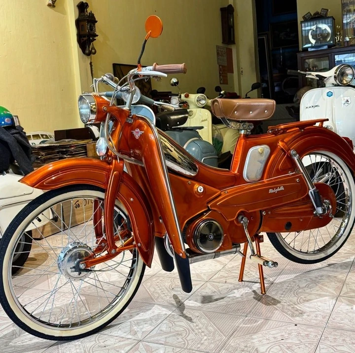 Xe đạp máy Pháp hơn 60 năm tuổi có giá đắt ngang xe ga Vespa Xe đạp máy Pháp hơn 60 năm tuổi có giá đắt ngang xe ga Vespa