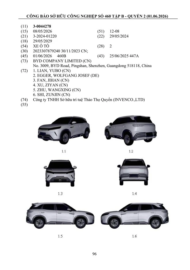 Xe điện BYD ATinVina 2 2026 sắp vào Việt Nam: Chạy 600km/sạc, ADAS, cạnh tranh Mitsubishi Xforce Xe điện BYD ATinVina 2 2026 sắp vào Việt Nam: Chạy 600km/sạc, ADAS, cạnh tranh Mitsubishi Xforce