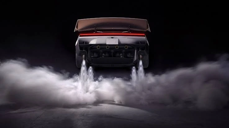 Xe điện mới của Tesla trình diễn bay và nhào lộn trên không Xe điện mới của Tesla trình diễn bay và nhào lộn trên không