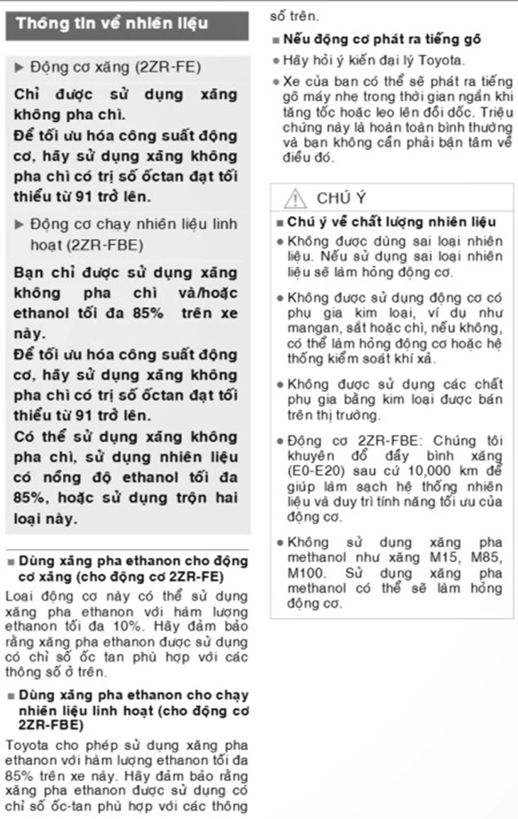 Xe nào có thể sử dụng xăng sinh học E10: Chủ xe CX-5, CR-V sẽ phải kiểm tra kỹ Xe nào có thể sử dụng xăng sinh học E10: Chủ xe CX-5, CR-V sẽ phải kiểm tra kỹ