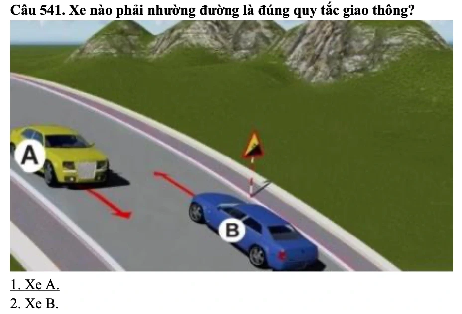Xe xuống dốc hay xe lên dốc phải nhường đường khi tránh nhau? Xe xuống dốc hay xe lên dốc phải nhường đường khi tránh nhau?