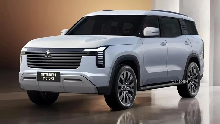 Xem trước Mitsubishi Pajero đời mới sắp ra mắt: Lắp gần Việt Nam, máy hybrid, cạnh tranh Prado