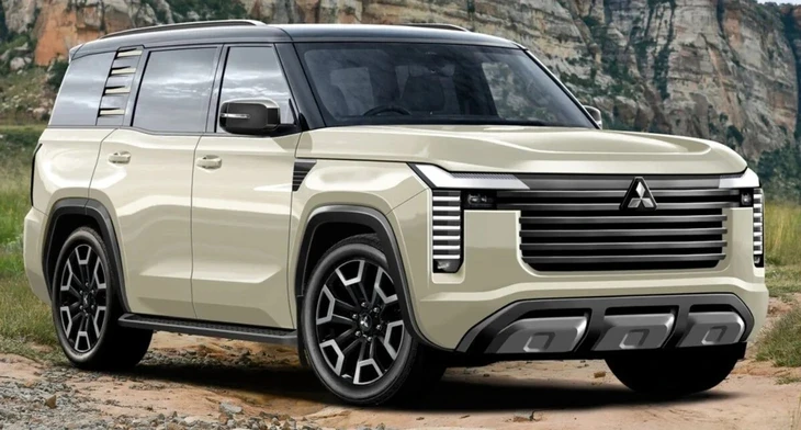 Xem trước Mitsubishi Pajero đời mới sắp ra mắt: Lắp gần Việt Nam, máy hybrid, cạnh tranh Prado
